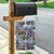 The Civil Rights Journey in Puzzle Garden Flag African American