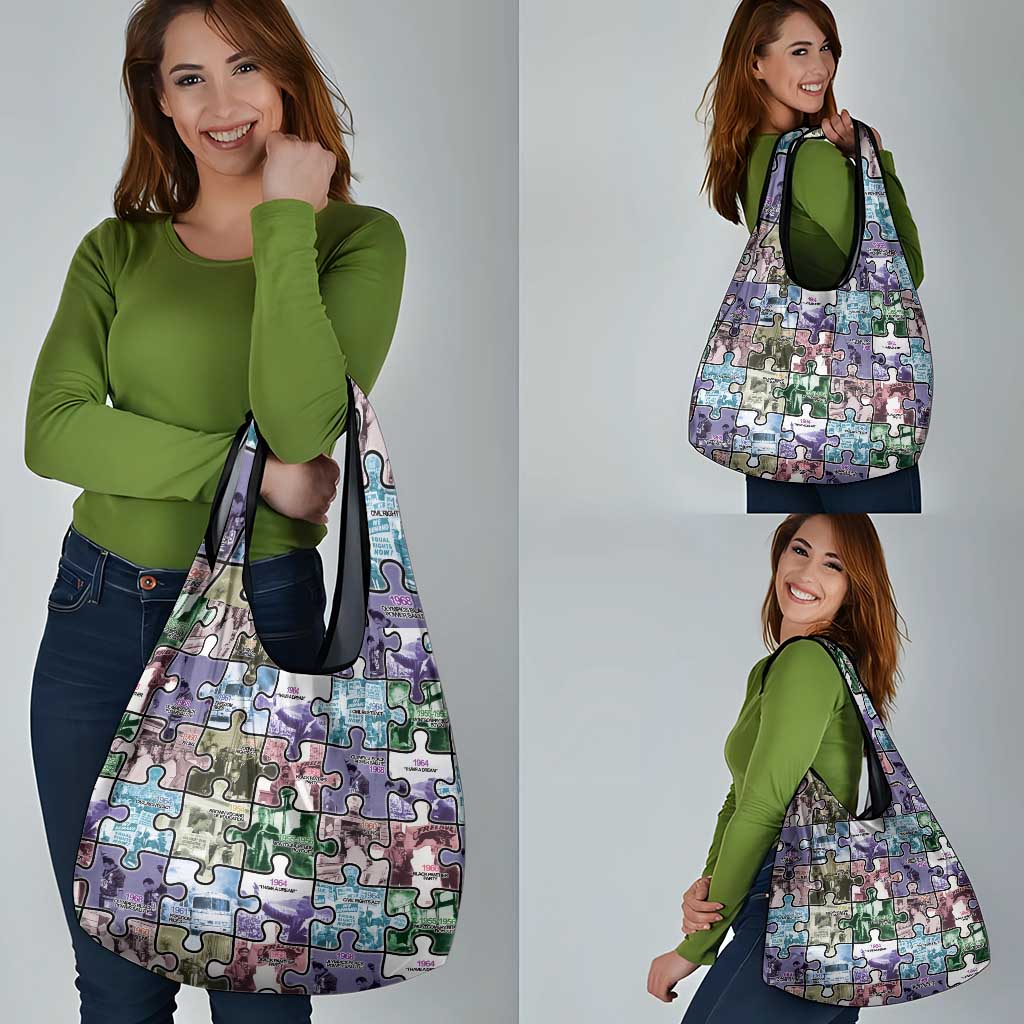 The Civil Rights Journey in Puzzle Grocery Bag African American