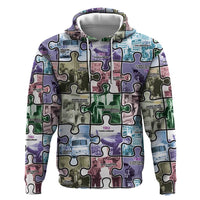 The Civil Rights Journey in Puzzle Hoodie African American
