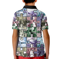 The Civil Rights Journey in Puzzle Kid Polo Shirt African American