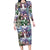 The Civil Rights Journey in Puzzle Long Sleeve Bodycon Dress African American