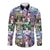 The Civil Rights Journey in Puzzle Long Sleeve Button Shirt African American