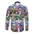 The Civil Rights Journey in Puzzle Long Sleeve Button Shirt African American