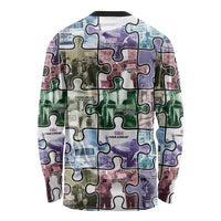 The Civil Rights Journey in Puzzle Long Sleeve Shirt African American