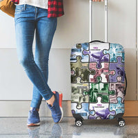 The Civil Rights Journey in Puzzle Luggage Cover African American