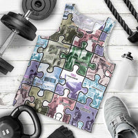 The Civil Rights Journey in Puzzle Men Tank Top African American