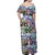 The Civil Rights Journey in Puzzle Off Shoulder Maxi Dress African American