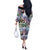 The Civil Rights Journey in Puzzle Off The Shoulder Long Sleeve Dress African American