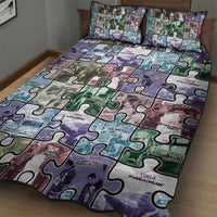 The Civil Rights Journey in Puzzle Quilt Bed Set African American