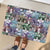 The Civil Rights Journey in Puzzle Rubber Doormat African American
