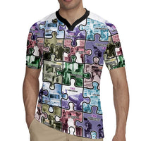 The Civil Rights Journey in Puzzle Rugby Jersey African American