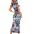 The Civil Rights Journey in Puzzle Short Sleeve Bodycon Dress African American