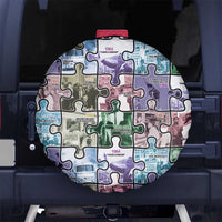 The Civil Rights Journey in Puzzle Spare Tire Cover African American