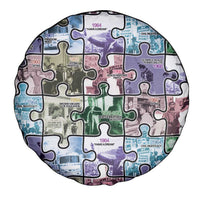 The Civil Rights Journey in Puzzle Spare Tire Cover African American