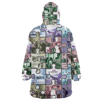 The Civil Rights Journey in Puzzle Wearable Blanket Hoodie African American