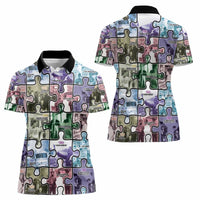 The Civil Rights Journey in Puzzle Women Polo Shirt African American