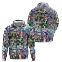 The Civil Rights Journey in Puzzle Zip Hoodie African American