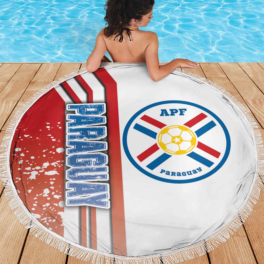 Paraguay Football Beach Blanket La Albirroja Soccer - Road To Champion