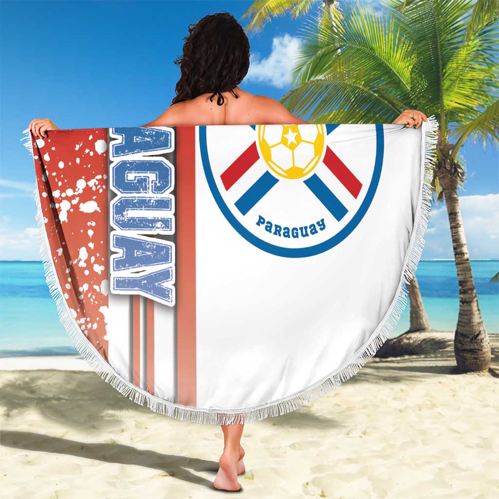 Paraguay Football Beach Blanket La Albirroja Soccer - Road To Champion