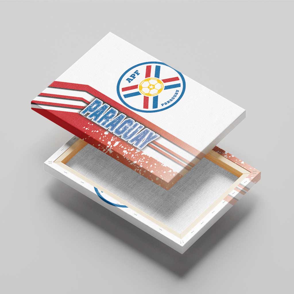 Paraguay Football Canvas Wall Art La Albirroja Soccer - Road To Champion