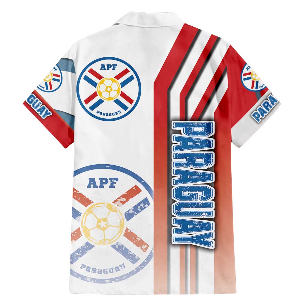 Paraguay Football Family Matching Summer Maxi Dress and Hawaiian Shirt La Albirroja Soccer - Road To Champion