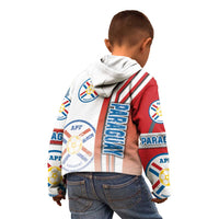 Paraguay Football Kid Hoodie La Albirroja Soccer - Road To Champion