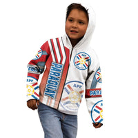 Paraguay Football Kid Hoodie La Albirroja Soccer - Road To Champion