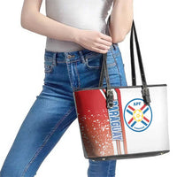 Paraguay Football Leather Tote Bag La Albirroja Soccer - Road To Champion