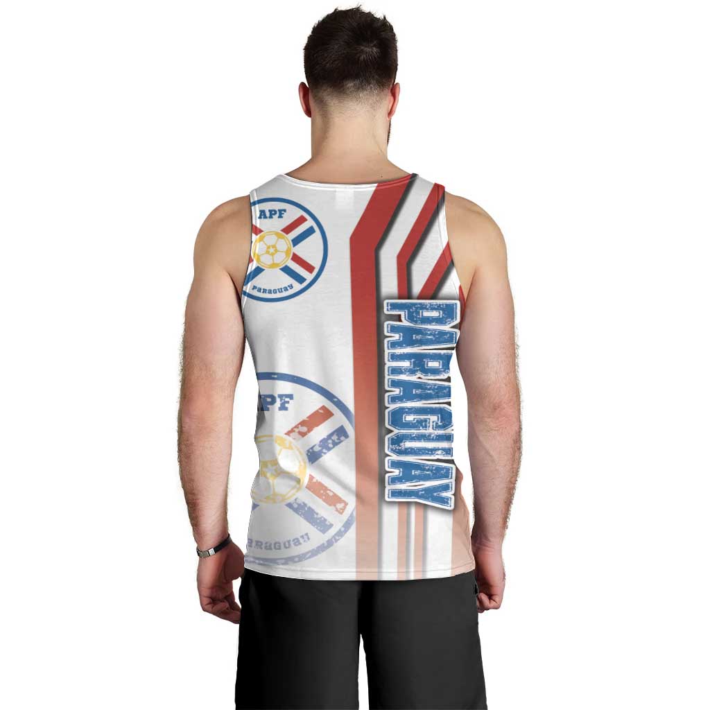 Paraguay Football Men Tank Top La Albirroja Soccer - Road To Champion