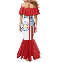 Paraguay Football Mermaid Dress La Albirroja Soccer - Road To Champion