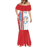Paraguay Football Mermaid Dress La Albirroja Soccer - Road To Champion