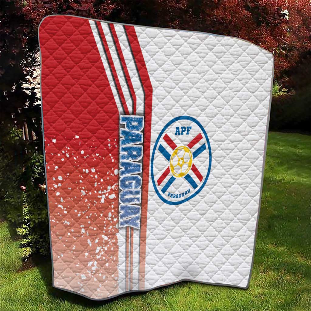Paraguay Football Quilt La Albirroja Soccer - Road To Champion