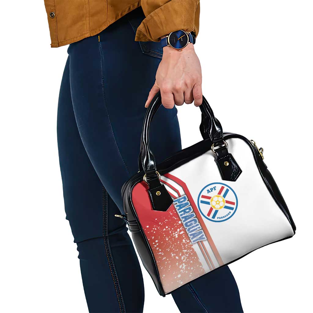 Paraguay Football Shoulder Handbag La Albirroja Soccer - Road To Champion