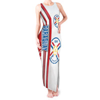 Paraguay Football Tank Maxi Dress La Albirroja Soccer - Road To Champion