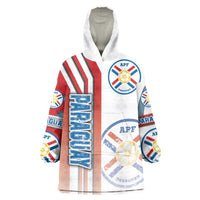 Paraguay Football Wearable Blanket Hoodie La Albirroja Soccer - Road To Champion