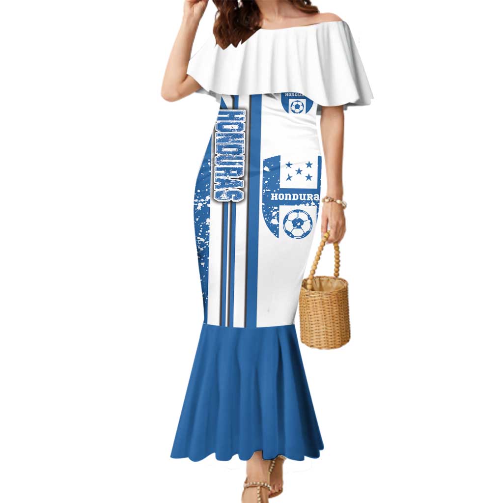 Honduras Football Family Matching Mermaid Dress and Hawaiian Shirt Los Catrachos Soccer - Road To Champion