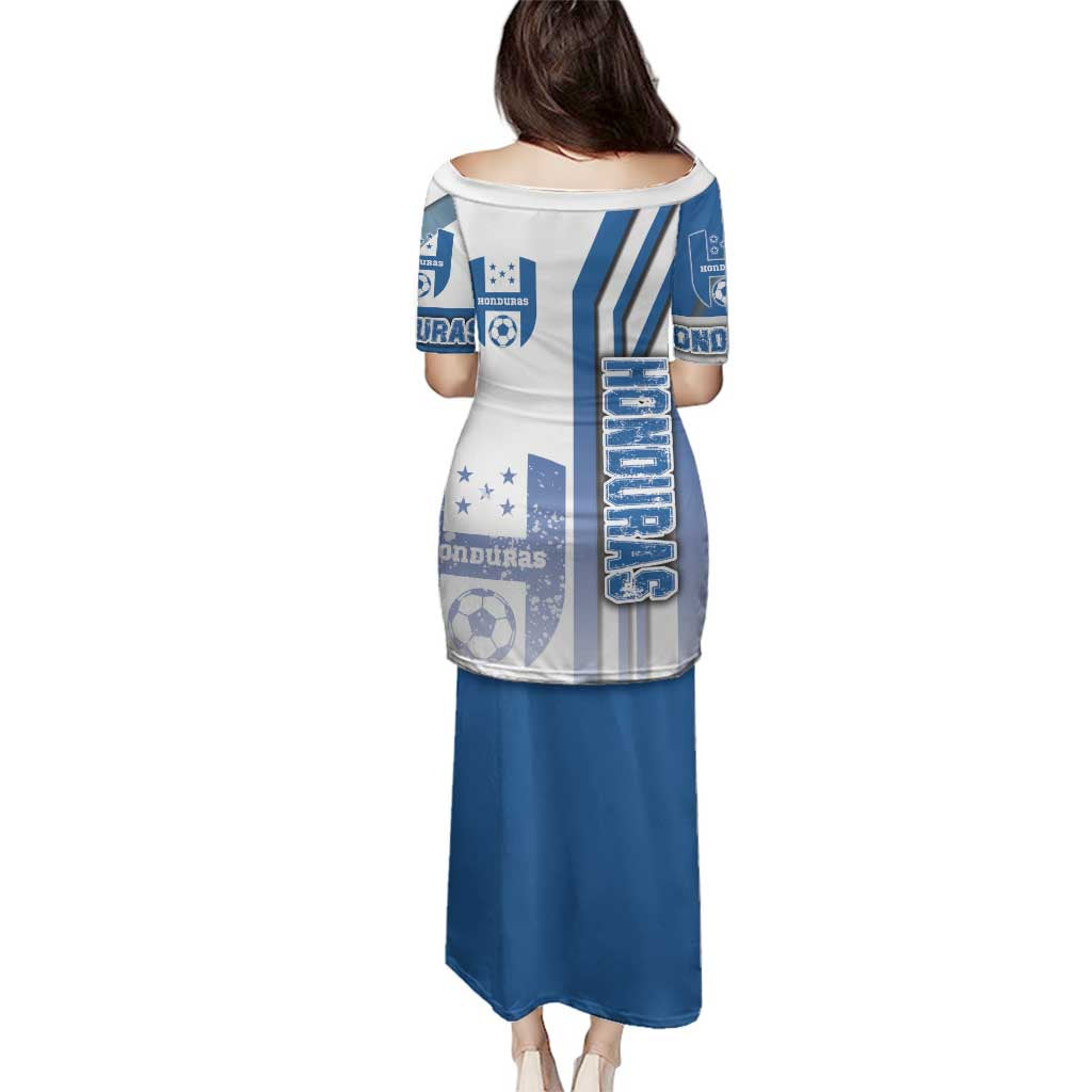 Honduras Football Family Matching Puletasi and Hawaiian Shirt Los Catrachos Soccer - Road To Champion