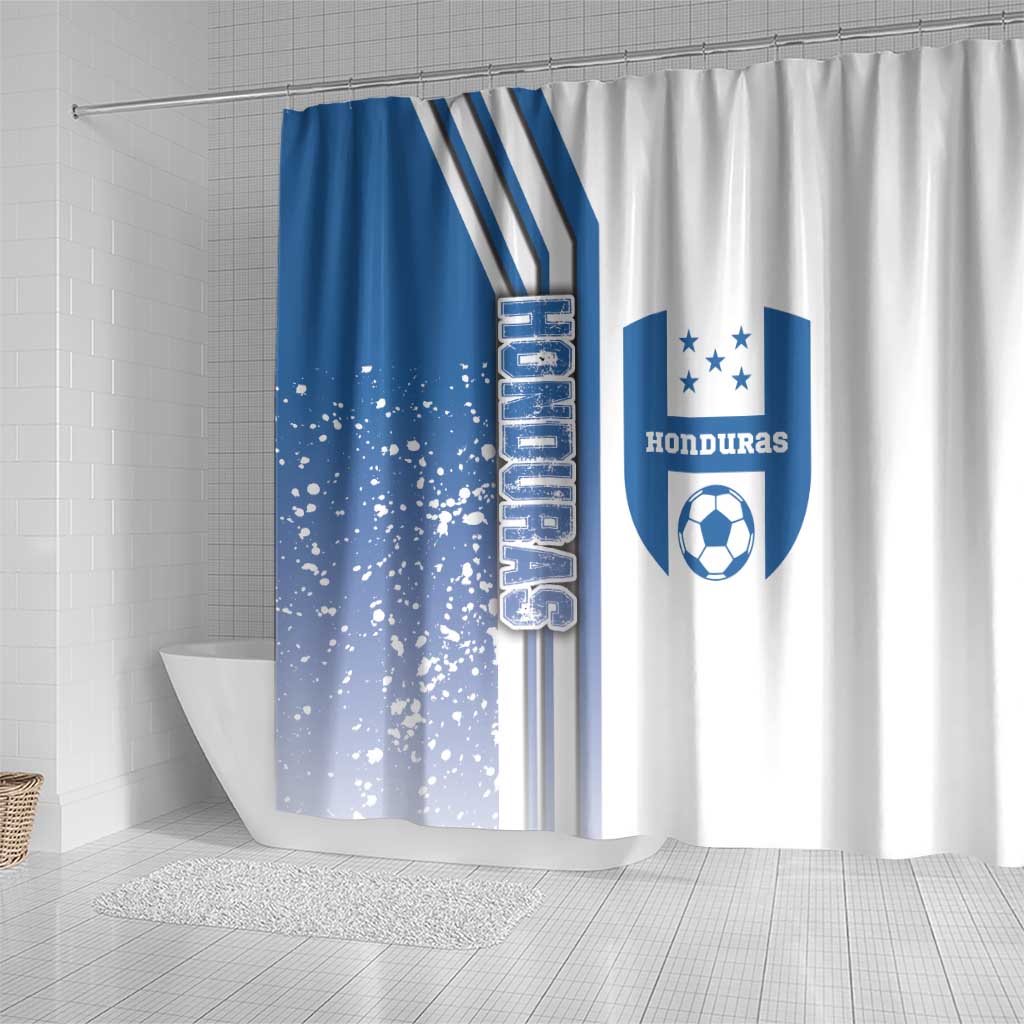 Honduras Football Shower Curtain Los Catrachos Soccer - Road To Champion