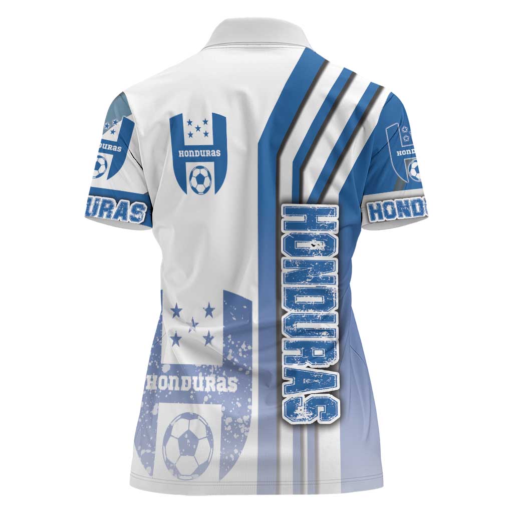 Honduras Football Women Polo Shirt Los Catrachos Soccer - Road To Champion