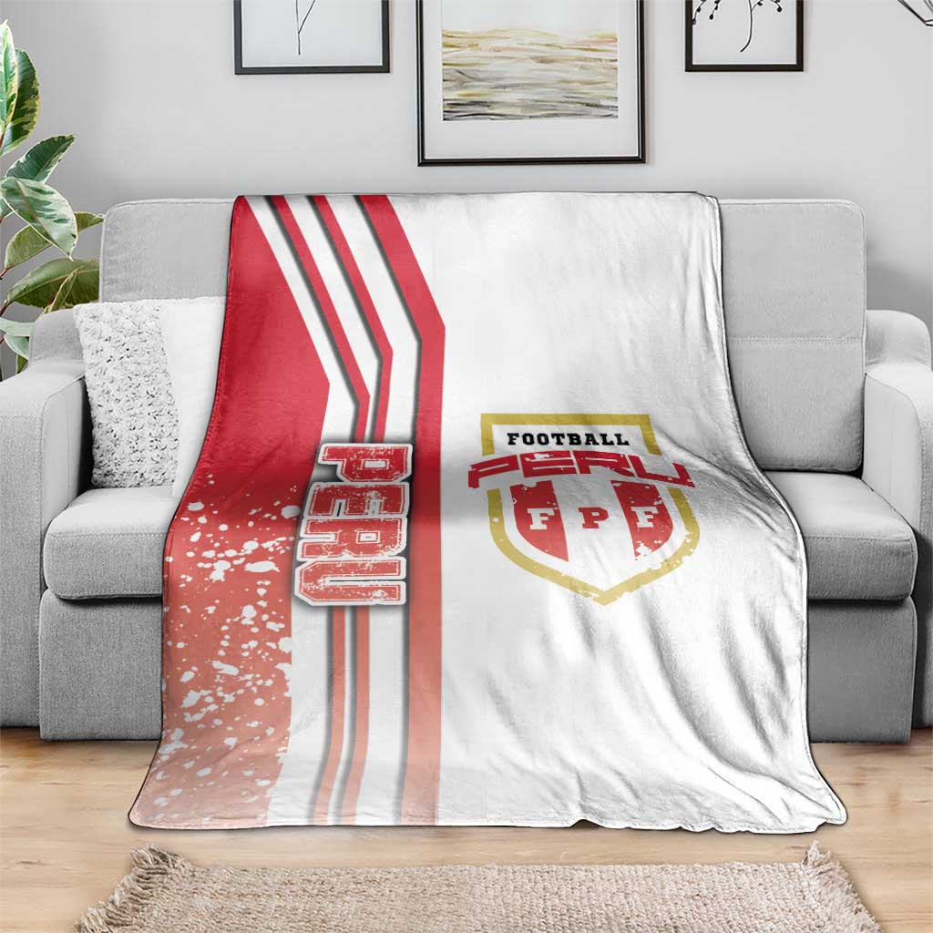 Peru Football Blanket La Bicolor Soccer - Road To Champion