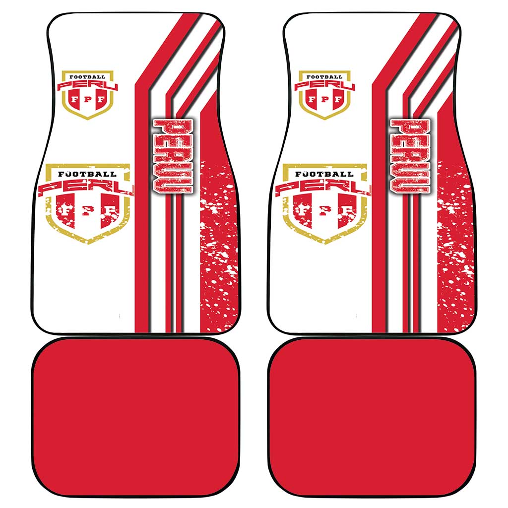 Peru Football Car Mats La Bicolor Soccer - Road To Champion