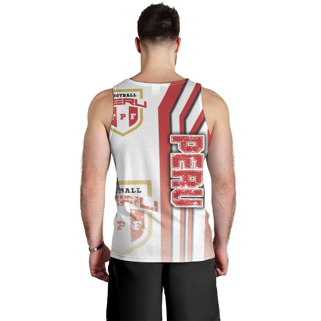 Peru Football Men Tank Top La Bicolor Soccer - Road To Champion