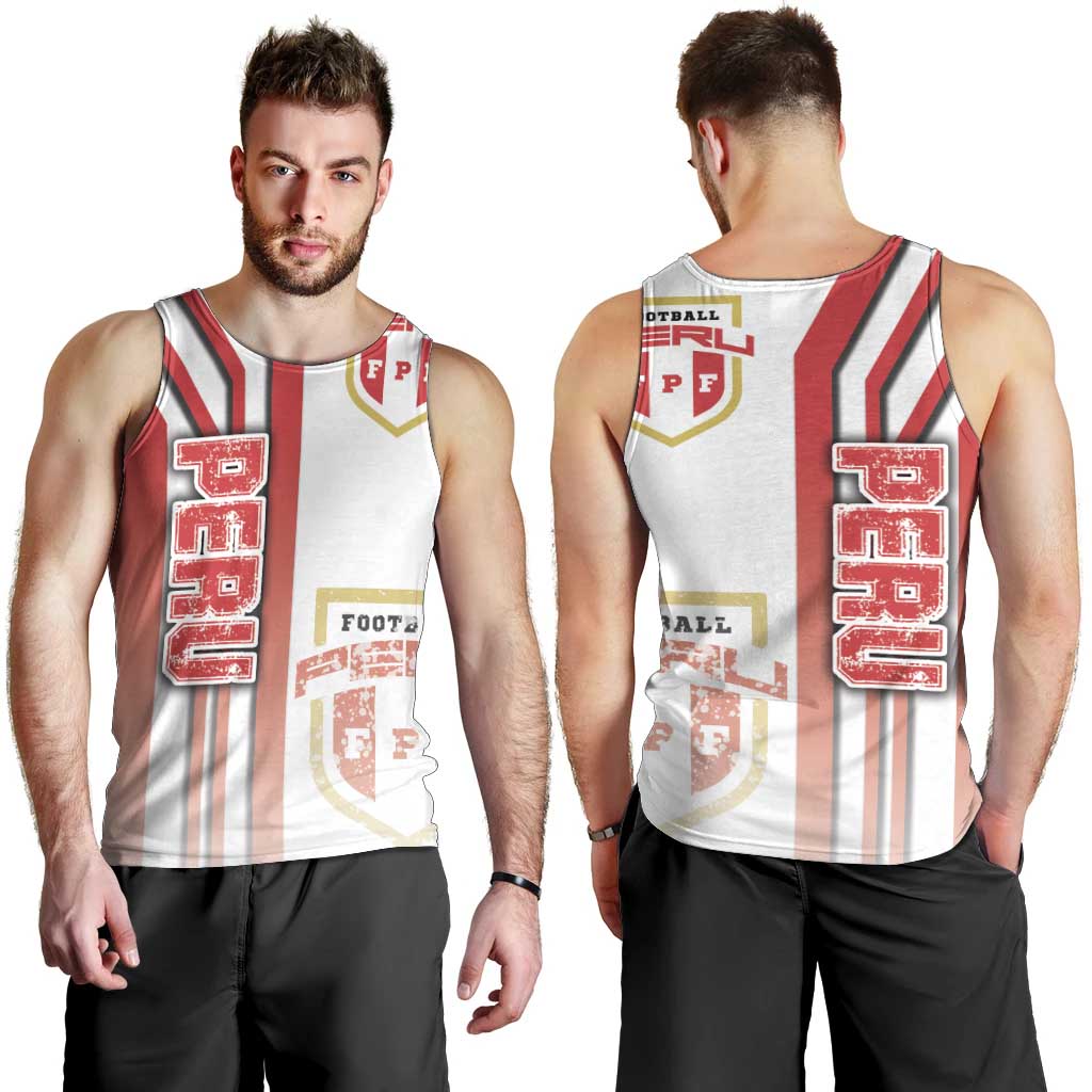 Peru Football Men Tank Top La Bicolor Soccer - Road To Champion
