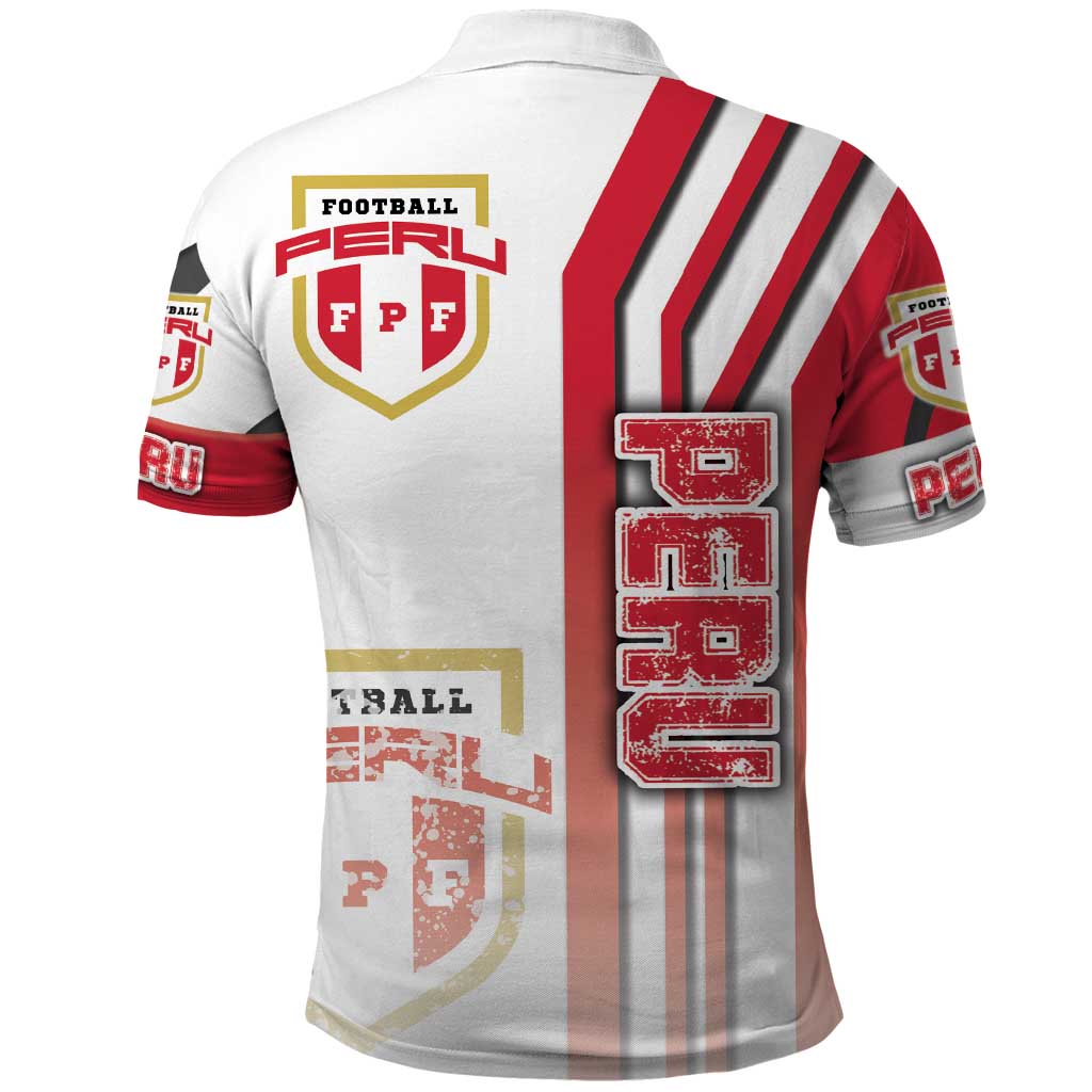 Peru Football Polo Shirt La Bicolor Soccer - Road To Champion
