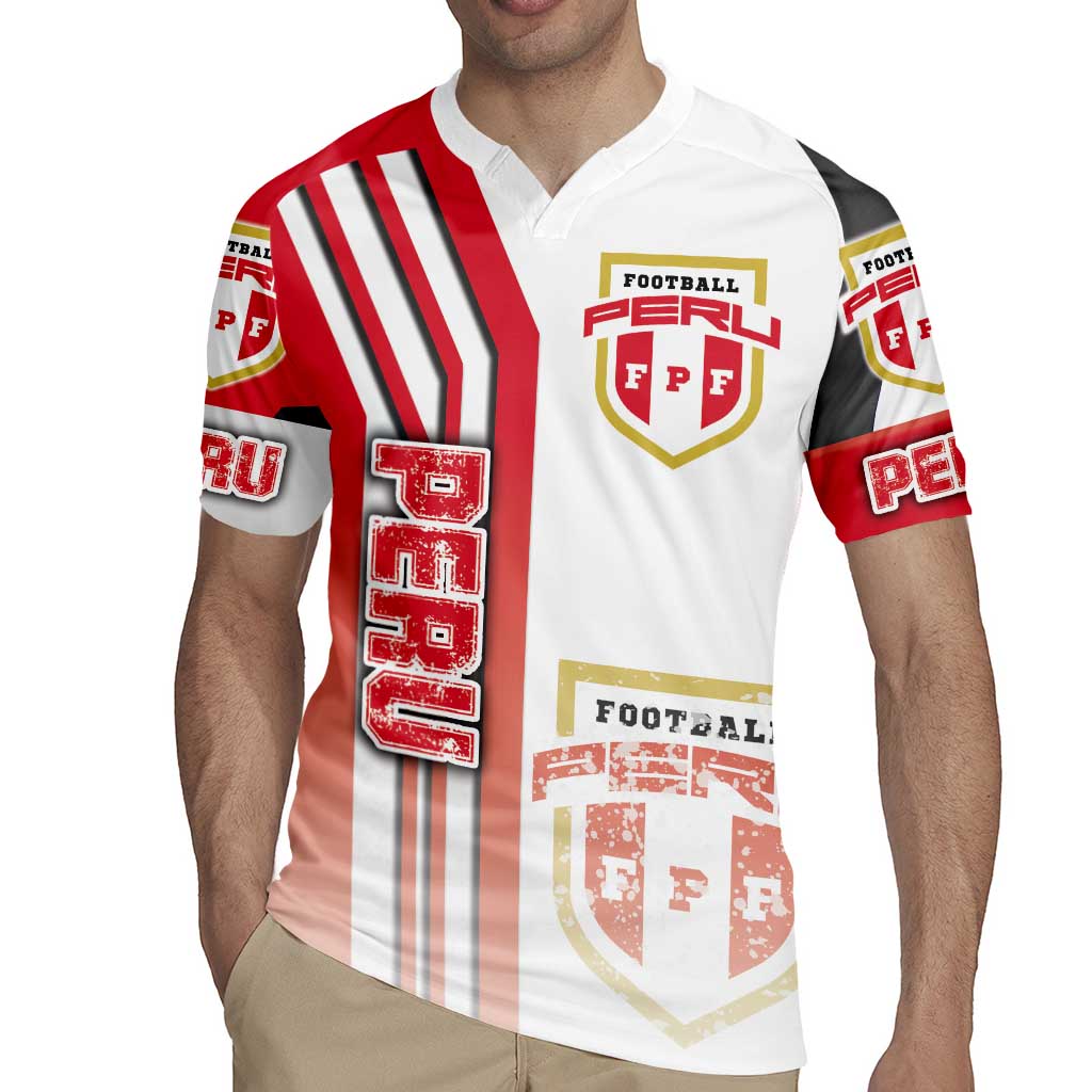 Peru Football Rugby Jersey La Bicolor Soccer - Road To Champion