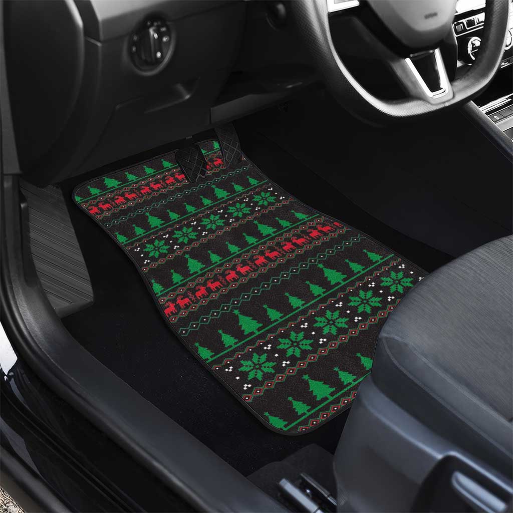 Cute Koala Car Mats Koalified Christmas Addict - Wonder Print Shop