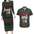 Cute Koala Couples Matching Long Sleeve Bodycon Dress and Hawaiian Shirt Koalified Christmas Addict - Wonder Print Shop