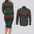 Cute Koala Couples Matching Long Sleeve Bodycon Dress and Long Sleeve Button Shirt Koalified Christmas Addict - Wonder Print Shop