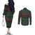 Cute Koala Couples Matching Off The Shoulder Long Sleeve Dress and Long Sleeve Button Shirt Koalified Christmas Addict