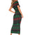 Cute Koala Family Matching Short Sleeve Bodycon Dress and Hawaiian Shirt Koalified Christmas Addict - Wonder Print Shop